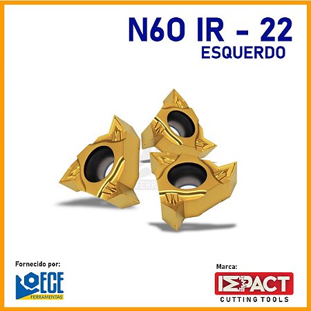 N60 IR - 22 LT10 PVD - Para rosca