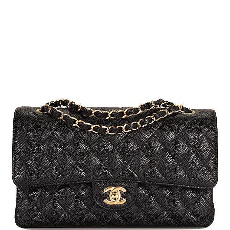 chanel black flap bolsa