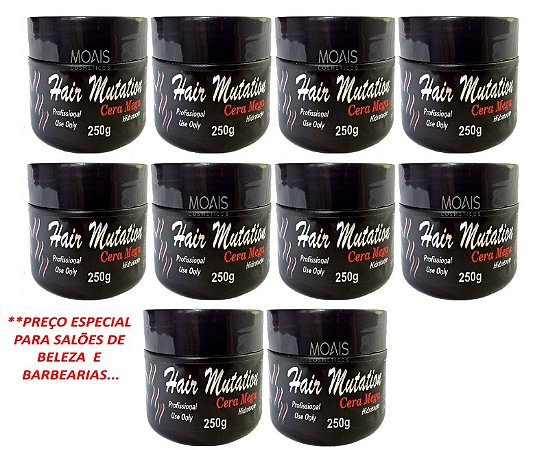 10 Gel Cera Hair Mutation - Cera Mega - 250g