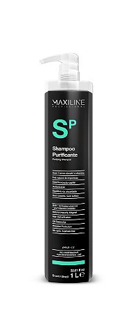 Shampoo Prof. Purificante SP(Carvão Ativado) Maxiline - 1 Litro