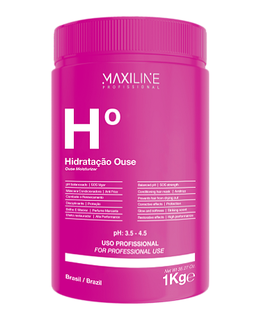 Máscara Hidratação OUSE HO Prof. Premium MAXILINE -  1 kg