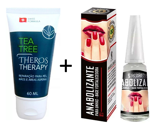 Creme Theros Therapy 60ml + Base Fortalecedora Pacstar 8ml