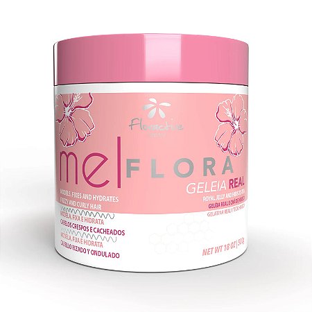 Modela Fixa Cachos Mel Flora Geleia Real - Floractive - 500g