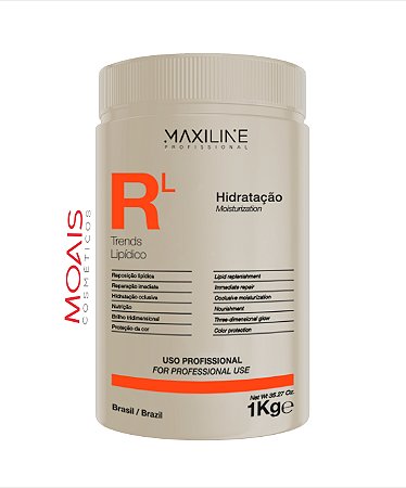 Mascara Hidratação Lipidico RL Premium Maxiline - 1 Kg
