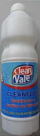 Clean Vale Cleanfloc Clarificante E Auxiliar De Filtração 1L