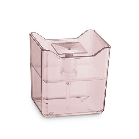 UZ Porta Detergente De Acrílico Premium Rosa Translúcido