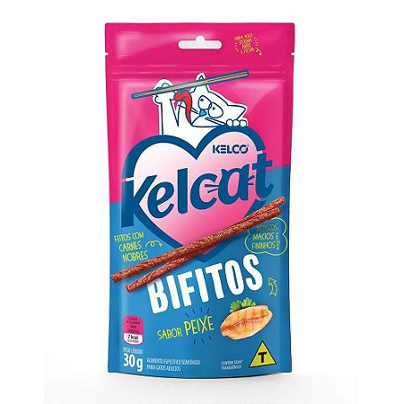 Kelcat Snack Bifitos Peixe 30G