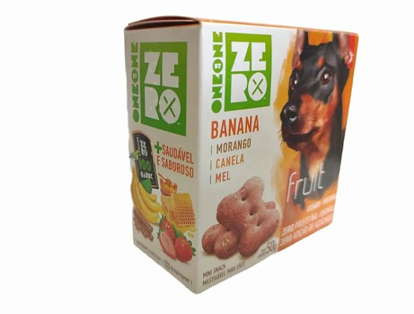 Spin Pet Mini Snack Zero  Integral Fruit Banana 50G