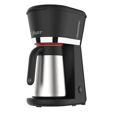 Oster Cafeteira Elétrica Black Com Jarra Térmica Inox 700ML