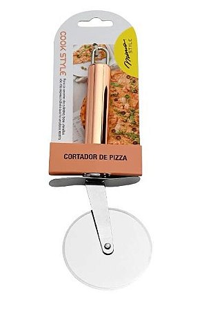 Mimo Style Cortador Para Pizza Em Inox Bronze 20,6CM