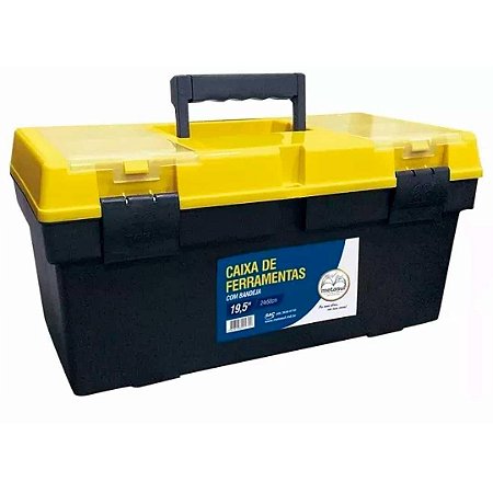 Metasul caixa ferramentas 19,5" amarelo e preto