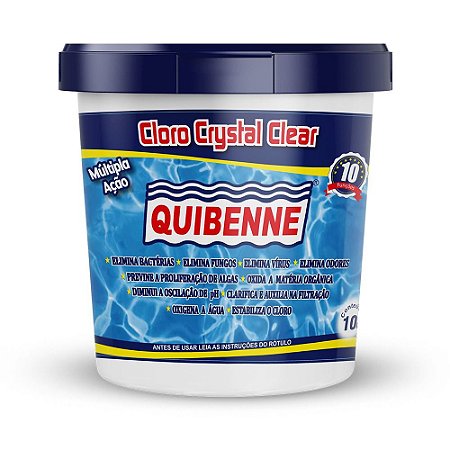 Quibenne Cloro Crystal Clear 10Kg