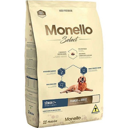 Monello Select  Ração Dog Senior 15KG