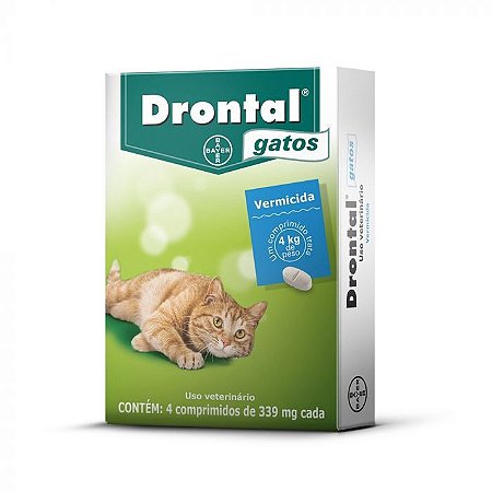 Drontal Gatos C/ 4 Comprimidos (1Comp/4Kg)