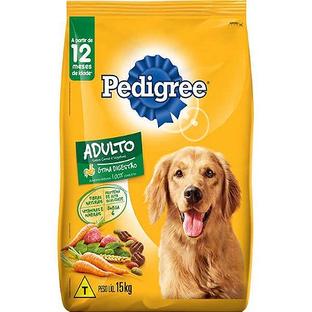 Pedigree Cães Carne/Vegetais 15KG