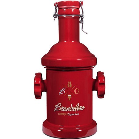 Brandelero Growler Garrafão Hidrante Vermelho