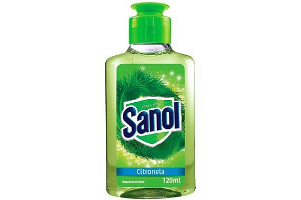 Sanol Limpador de Superfície Citronela 120mL