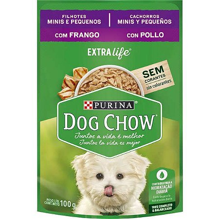 Purina Dog Chow Filhotes Raças Pequenas Frango 100g
