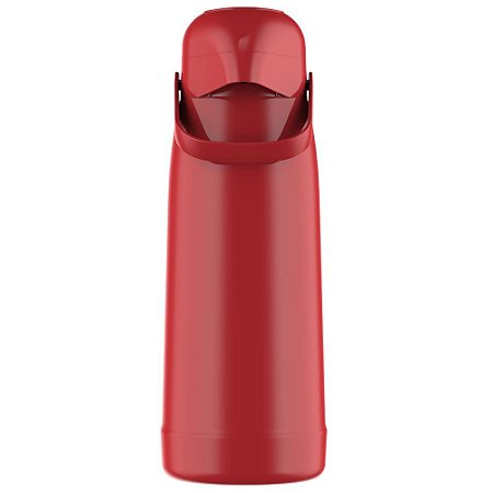 Termolar Garrafa Térmica Pressão Magic Pump 1.8L Vermelho Romã