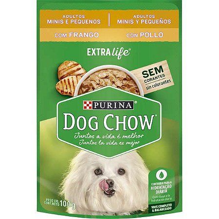 Purina Dog Chow Adulto Raças Pequenas e Minis Frango 100g