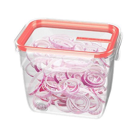 Sanremo Pote Plástico Freshy Com Travas 770ML Rosa