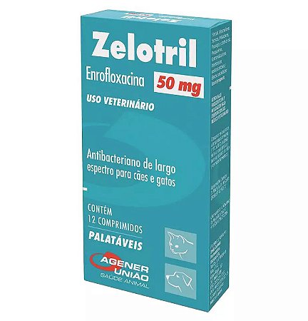 Agener União Zelotril 50mg 12 Comprimidos
