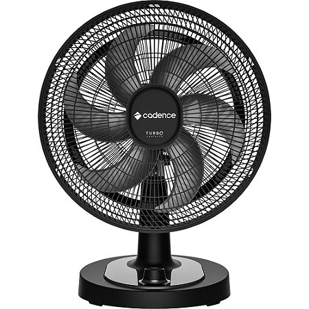 Cadence Ventilador Turbo Conforto Black 50CM