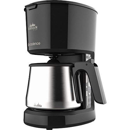 Cadence Cafeteira Elétrica Urban Pop Inox 1,2L 30 Cafés