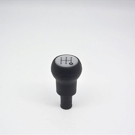 Bola de Cambio Manopla Alavanca Gol Parati Saveiro G3 1999 2000 01 02 03 04 05 Preto Reina Prata