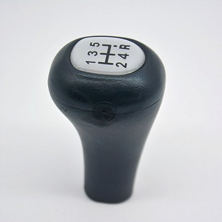 Bola de Cambio Manopla Marcha Ford KA 1996 / 2000 FIESTA 1996 / 2007 COURIER 1996 / 2013 PRETA Resina Prata