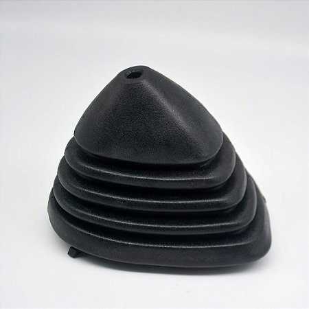Coifa da Alavanca de Cambio Carro Ford Fiesta Street 2001-2006 / Courier 2001-2013 Com Base / Cor: PRETA