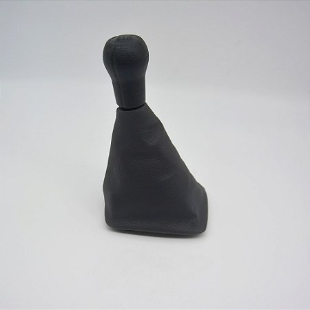 Kit Coifa de Alavanca Com Manoplas de Câmbio Carro Volkswagen Gol / Parati / Saveiro 1987-1999 Base Curta Com Bola / Cor: CINZA SEM RESINA