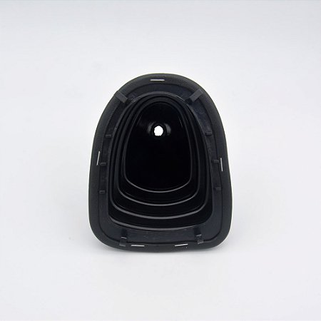 Kit Coifa de Alavanca Com Manoplas de Câmbio Carro Ford Fiesta Street 2001-2006 / Courier 2001-2013 Com Bola Com Base / Cor: PRETA - SEM RESINA