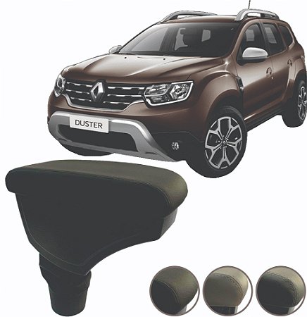 Encosto Apoio De Braço Modelo Novo Duster 2021 2022 2023 Preto