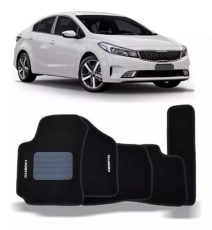 Conjunto Tapete Carpete Cerato C/logo Bordado 2011 Até 2018