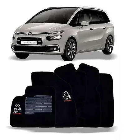 Jogo De Tapete Carpete C4 Picasso Bordado 2012 A 2018