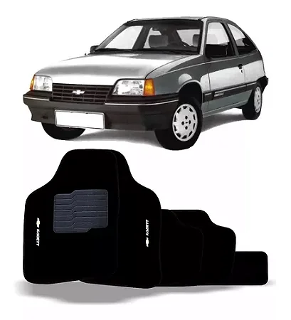 Jogo De Tapetes Carpete Kadett Personalizado Bordado 1989-1998