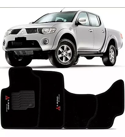 Jogo De Tapete Carpete Personalizado L200 Triton 2008 A 2015