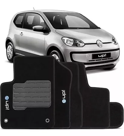 Tapete Kit Carpete Vw Up 2014 2015 2016 2017 2018 2019 2020