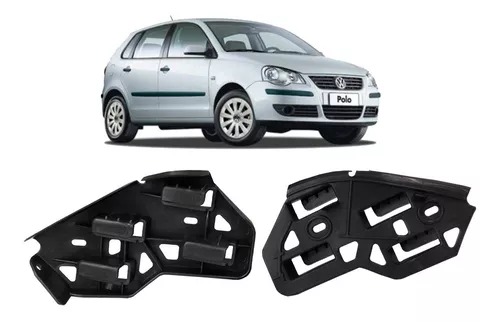 Suporte Par Guia De Para-choque Polo 2007 A 2011 Dianteiro