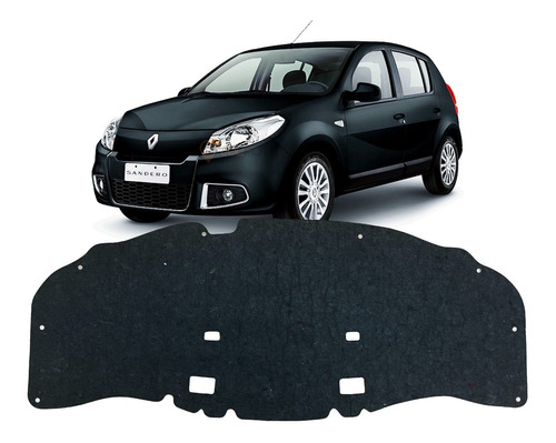 Manta Forro Proteção Isolante De Capô Renault Sandero Logan 2007- 2014