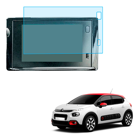 Película Proteção Multimídia Citroën C4 Cactus 2018 2019 2020 2021 2022 2023 Anti-risco