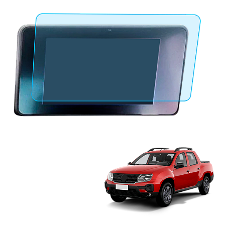Película Proteção Multimídia Renault Oroch Duster 2023 2024 Anti-risco