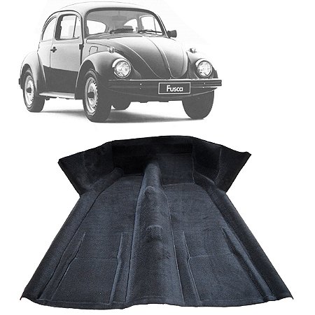 Forração Carpete Moldado Vw Fusca 1960 A 1996 Preto
