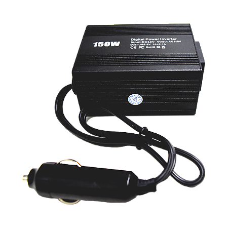 Inversor Transformador Energia Acendedor Carro 150w 12v 110v