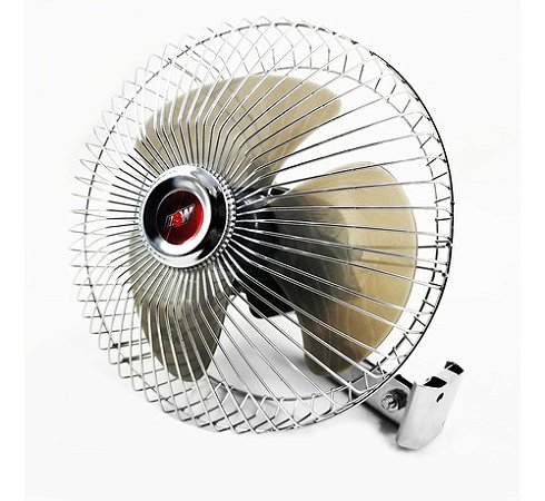 Ventilador Automotivo 8'' Polegadas 12v Oscilação Carro Van