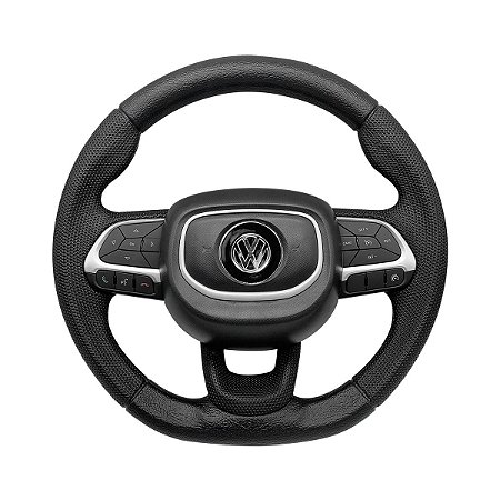 Kit Volante T-cross Prata Multifuncional + Cubo 123