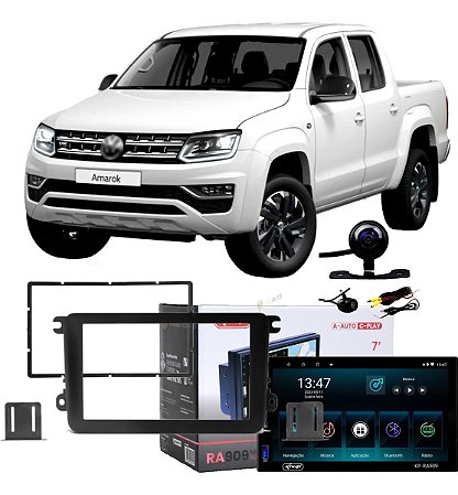 Central Som Multimidia Carplay Android Auto Amarok 2007 Até 2017