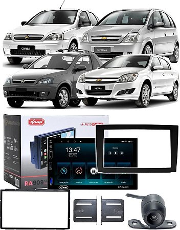 Kit Central Multimidia Carplay Androidauto Corsa 2002 Até 2011