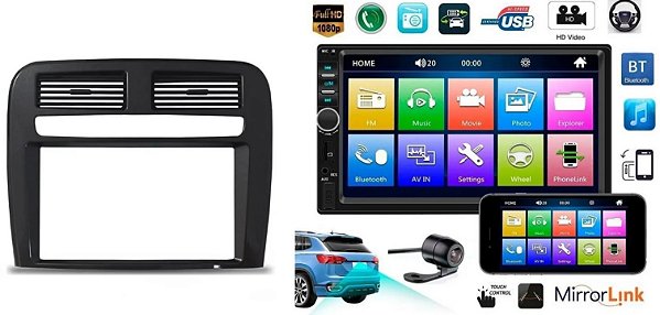 Kit Central Multimidia Fiat Punto 2008 Até 2012